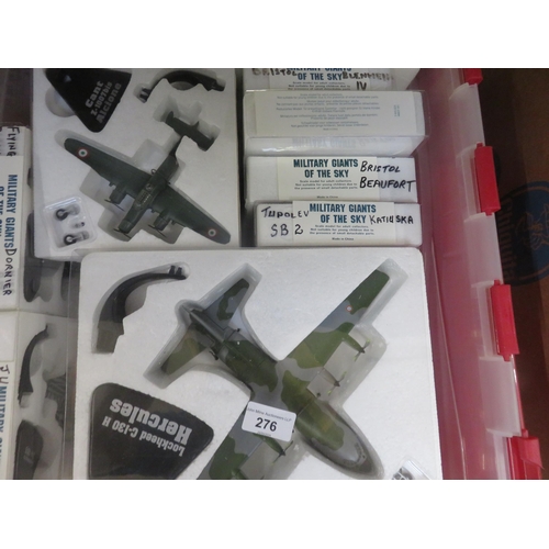 276 - Box of Model Military Airplanes