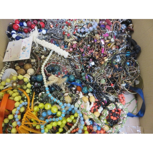 284 - Very Large Box of Costume Jewellery