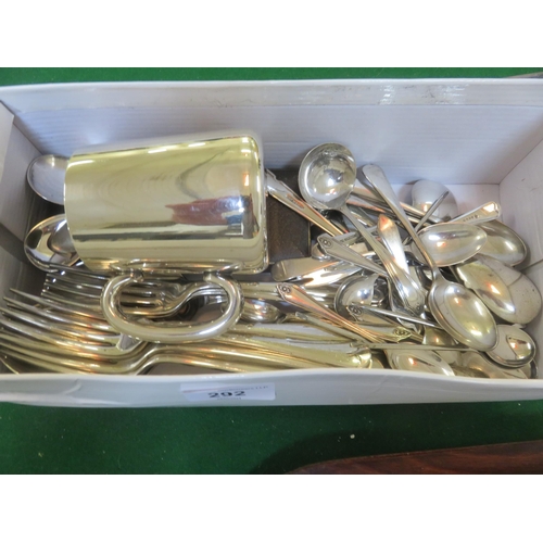 292 - Box of Plated Ware