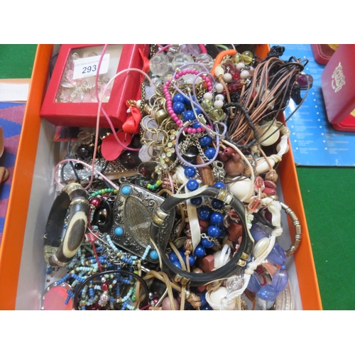 293 - Box of Costume Jewellery