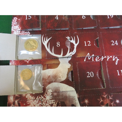 298 - Advent Calendar Coin Collection (One Missing)