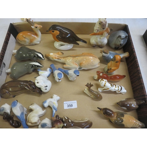 350 - Large lot of Russian Bird and Animal Figures