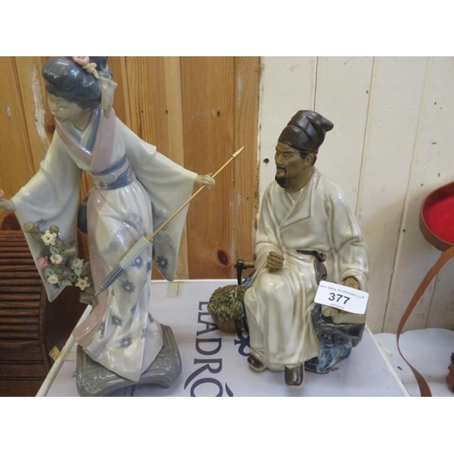 377 - Two Lladro Figures