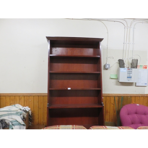 463 - Tall Mahogany Bookcase