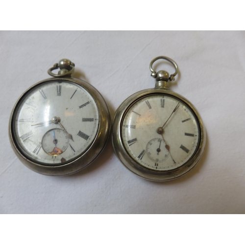 66 - Two Silver Cased Pocket Watches