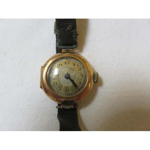 95 - Ladies 9ct. Gold Cased Cocktail Watch