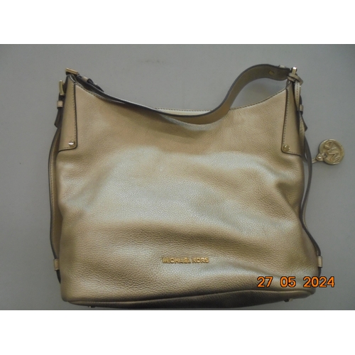 172 - Michael Kors Gold Handbag and Dustbag