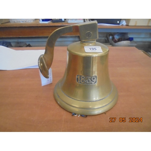 195 - Brass Amistad Ships Bell