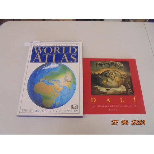 207 - An Atlas and a Salvador Dali Book