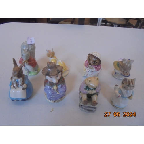 336 - Eight Beatrix Potter Figures - Five Boxed