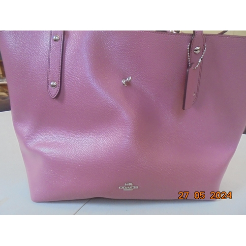 348 - Coall Pink Handbag and Dustbag