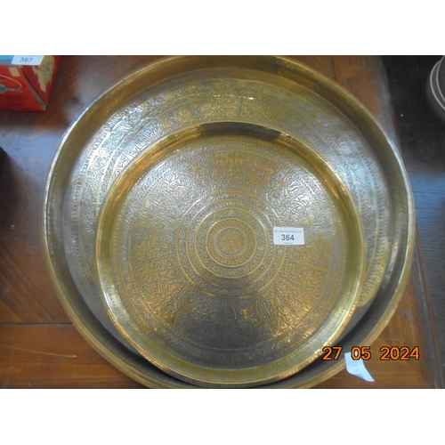 Three Brass Trays