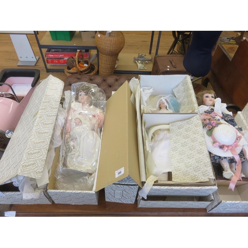 380 - Six Boxed Dolls