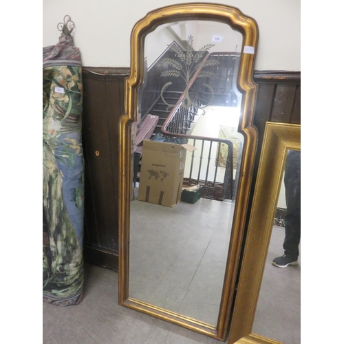 458 - Shaped Gilt Framed Mirror