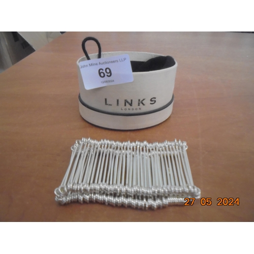 69 - Links of London White Metal Bracelet with Box