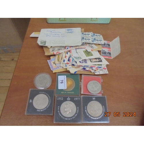 76 - Small Quantity of Coins and Stamps