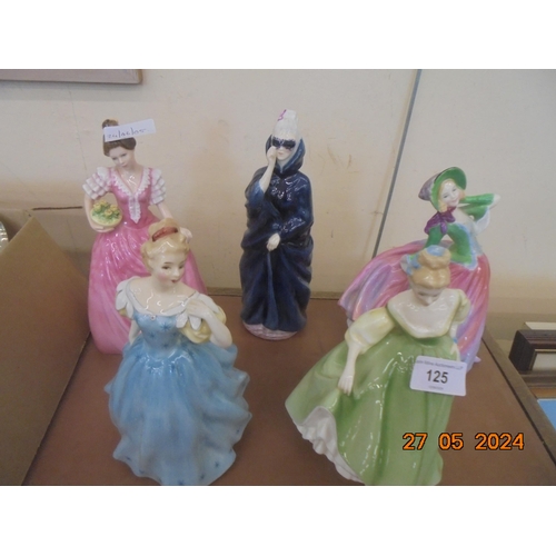 125 - Five Royal Doulton Figures 