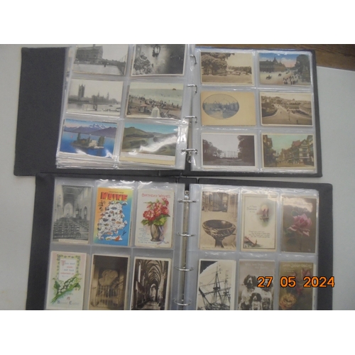 138 - Two Post Card Albums with Family Photos and Continental Scenes