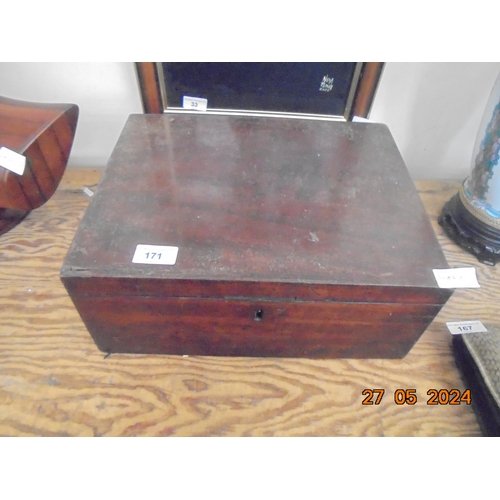 171 - Mahogany Box