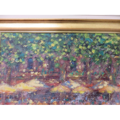 1 - Framed Impressionist Style Oil Paining 