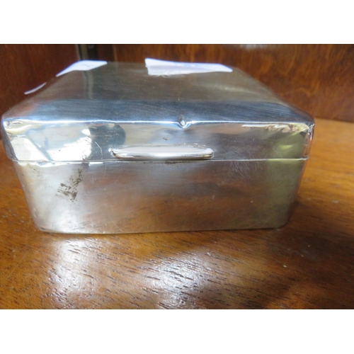 127 - Birmingham Hallmarked Silver Cigarette Box