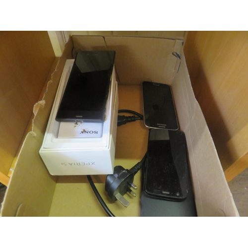 204 - Box with Mobile Phones