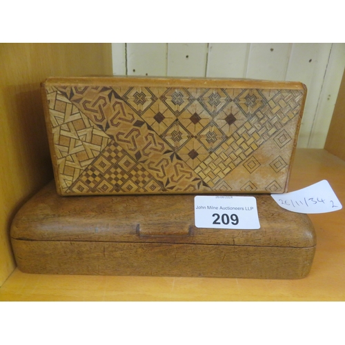 209 - Japanese Puzzle Box and One Other