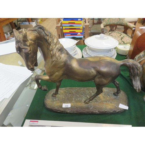 256 - Bronzed Horse Figure