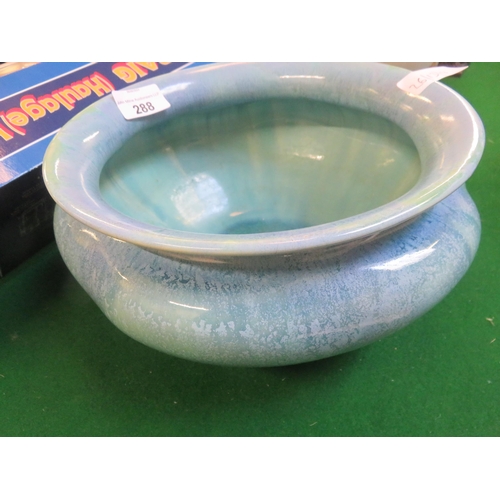 288 - Large Bowl in Robins Egg Blue Pilkingtons royal Lancastrian