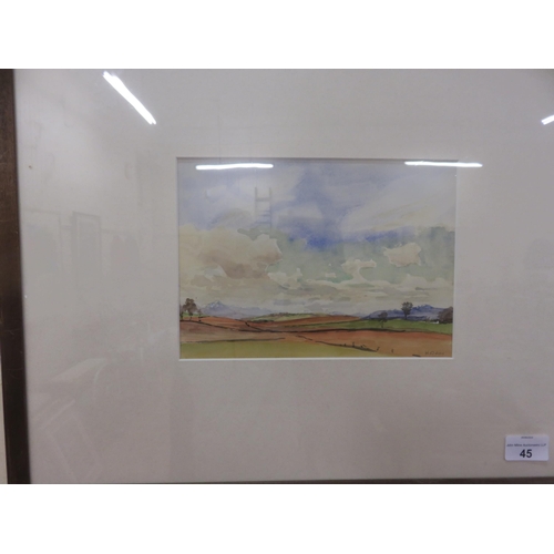 45 - Framed Watercolour 