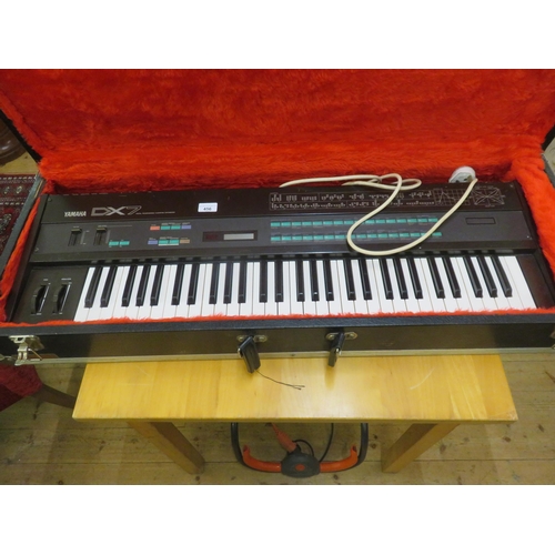 456 - Cased Yamaha DX7 Keyboard