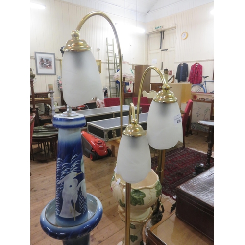 490 - Brass Standard Lamp