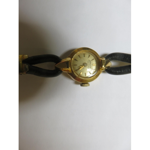 65 - Ladies Gold Cased Wrist Watch by Hamilton, Calcutta