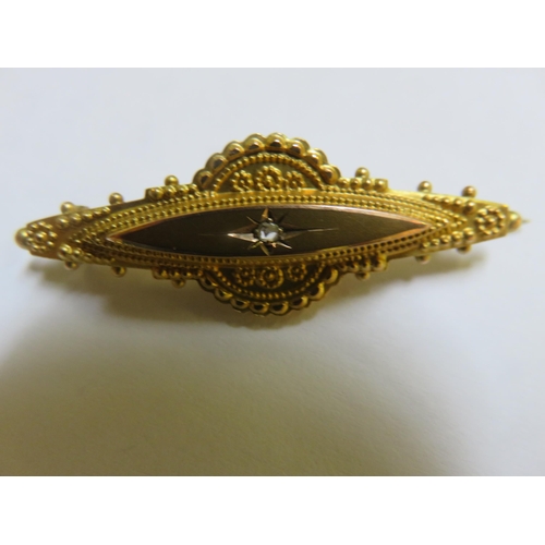 84 - Victorian 9ct Gold Brooch