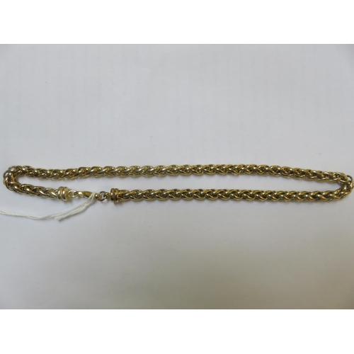 92 - 9ct Yellow Gold Rope Chain, 53.1gms