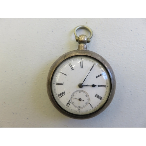 131 - Victorian Silver pair-cased Keywind Pocket Watch