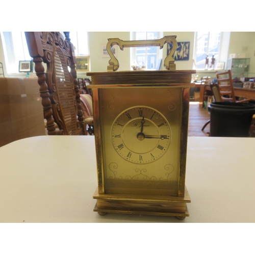 138 - Brass Carriage Clock