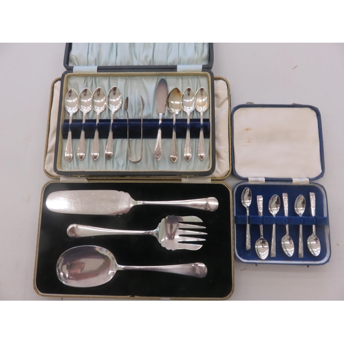 186 - Three Cutlery Box sets