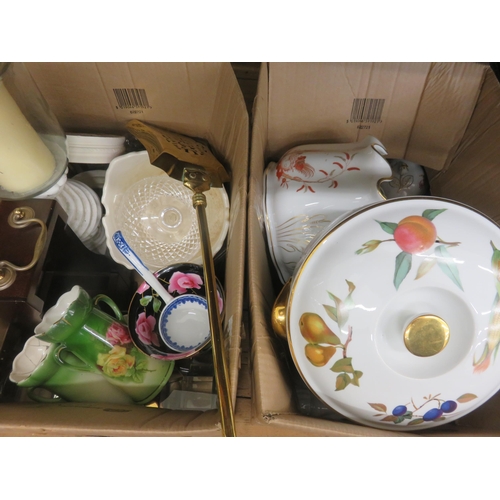 193 - Two Boxes of Mixed Bric-a-Brac, Including Some Small Prints