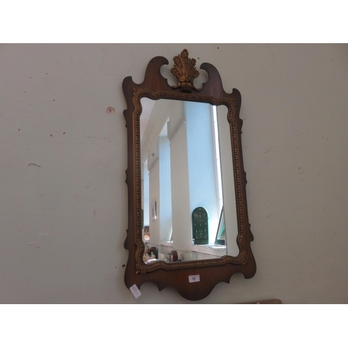 52 - Georgian Style Mahogany Framed Mirror