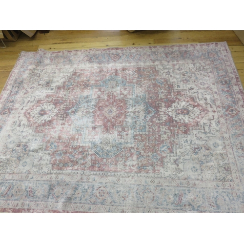 415 - Rug on Red Ground, One Centre Medallion 85