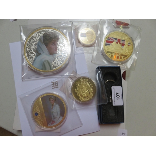 107 - Quantity of Princess Diana Coins and Sets