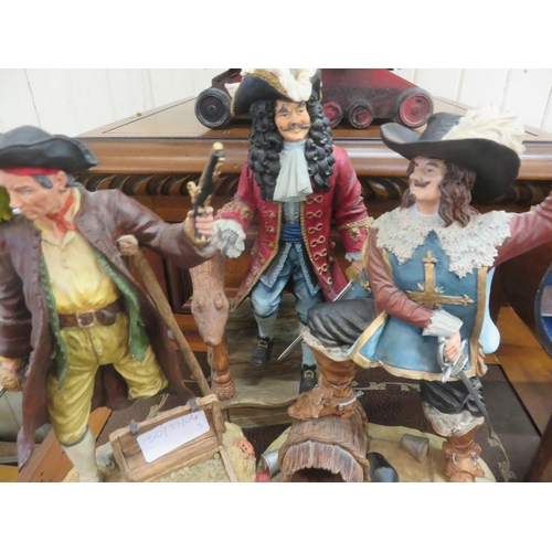 160 - Three Royal Doulton Pirate Figures