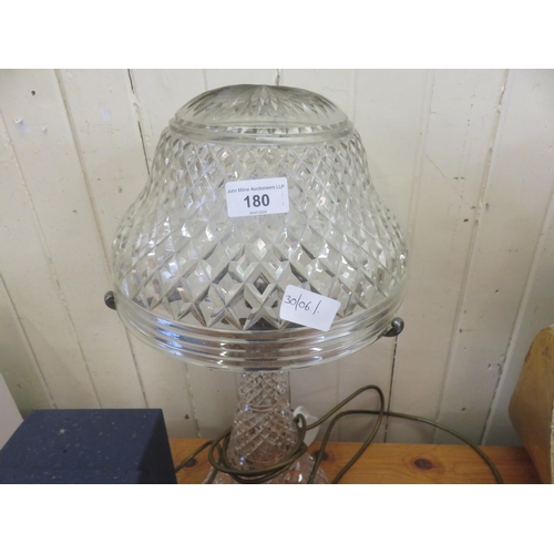 180 - Crystal  Lamp and shade