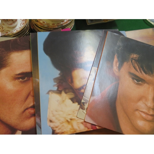 267 - Cased Set of Signed Elvis Presley Records