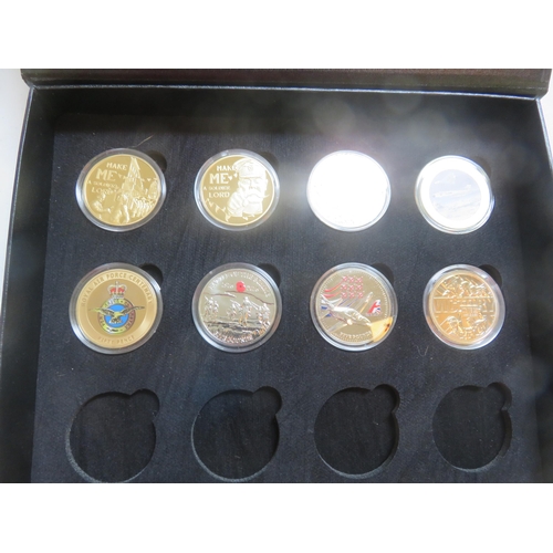 330 - Two Cupro-Nickel Coin Sets Winston Churchill and a Mixed War Commemorative Set