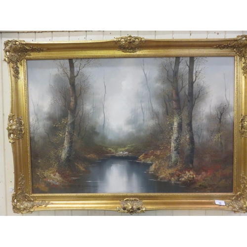 38 - Gilt Framed Oil on Canvas - 