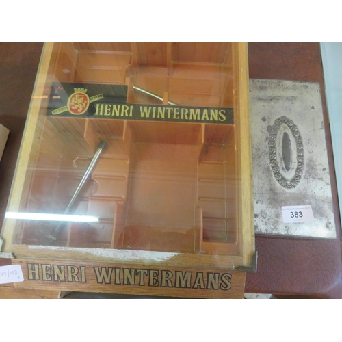 383 - Henri Wintermans Cigar Advertising Case and Tobacco Box