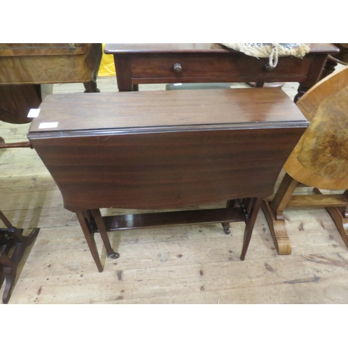 431 - Drop Leaf Mahogany Sofa Table