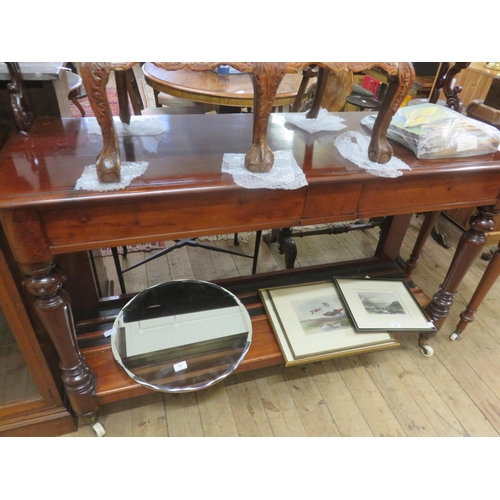 459 - Victorian Mahogany Leaf Cabinet/Buffet